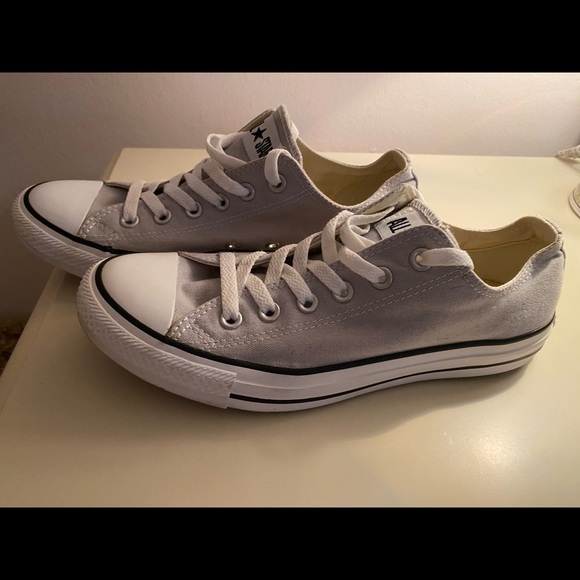 Converse All Star Chuck Taylor Gray woman 9/ men 7 - Picture 2 of 8
